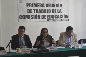 PRESENTA COMISIN DE EDUCACIN AGENDA DE TRABAJO PARA 2016
