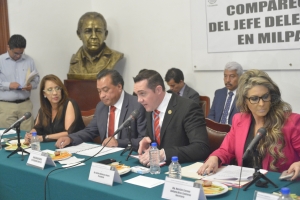 COMPARECI DELEGADO DE MILPA ALTA E INFORM ACCIONES A 100 DAS DE GOBIERNO