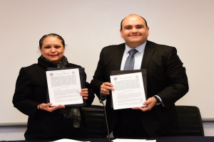 Firman convenio de colaboracin la ALDF y la Escuela Nacional de Trabajo Social de la UNAM
 
