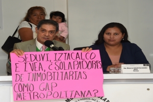 Denuncian diputados Citlalli Hernndez y Velarde Campa  obras irregulares en delegacin Iztacalco  