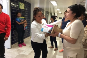 Entrega Rebeca Peralta Canastas Nutricionales en el penal femenil de Santa Martha Acatitla