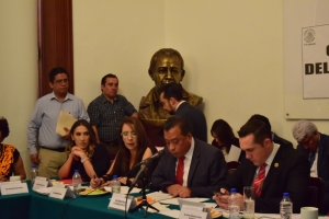 COMPARECE DELEGADO DE MILPA ALTA EN ALDF; DIPUTADA MARIANA MOGUEL ROBLES LE SOLICIT INFORMACIN SOBRE PARIDAD DE GNERO