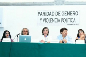 Disparidad de gnero y violencia poltica haca mujeres evoca regresin