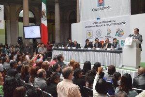 CONTINAN LOS FOROS DELEGACIONALES PARA LA REFORMA
POLTICA DEL DF
