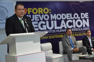 Diputado Manuel Ballesteros inaugura foro sobre asentamientos irregulares de la CDMX