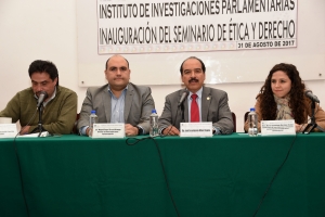 Inauguran Seminario sobre tica y Derecho, organizado por el Instituto de Investigaciones Parlamentarias