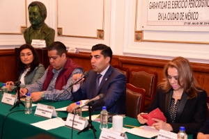Diputados constituyentes del Partido Encuentro Social reciben propuestas de periodistas para incluirlas en Constitucin de la Ciudad de Mxico