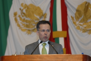 Presidir diputado del PVEM, Antonio Xavier Lpez Adame, Mesa Directiva de la ALDF en el mes de octubre