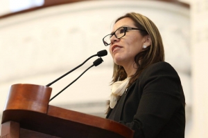 Pide Wendy Gonzlez crear frente comn en defensa de humedales en Xochimilco
 
 
