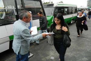 INSPECCIONAN QUE ACUERDO CON TRANSPORTE PBLICO SE CUMPLA
