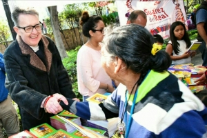 Reliza Surez del Real Festival del Libro en el barrio de Santa Mara la Redonda