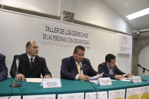 Manuel Ballesteros inaugura el taller Los Derechos de las Personas con Discapacidad en la ALDF
