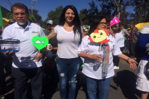 Organiz Janet Hernndez caminata en contra del maltrato animal