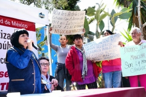 Reprimen a brigadistas de Morena en paradero Constitucin 1917 por informar sobre proyecto privatizador