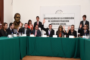 INSTALAN DIPUTADOS COMISIN DE ADMINISTRACIN PBLICA LOCAL