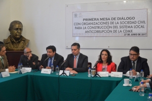 Sostienen reunin diputados con organizaciones civiles para hablar del Sistema Anticorrupcin de la CDMX