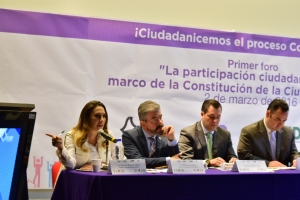 LA NUEVA CONSTITUCIN DEBE GARANTIZAR LA PARTICIPACIN CIUDADANA: MARIANA MOGUEL ROBLES