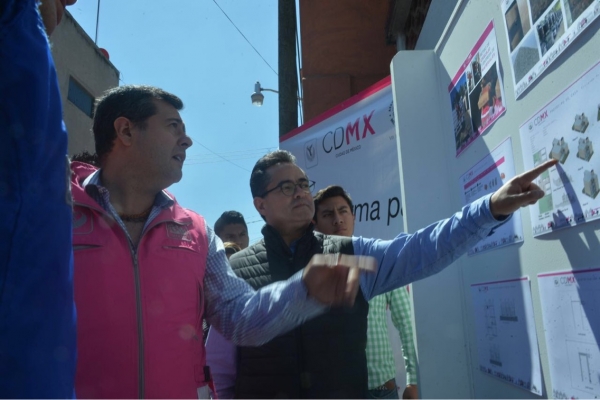 En San Gregorio Atlapulco, Xochimilco, inicia la reconstruccin de 250 casas: Dip. Leonel Luna