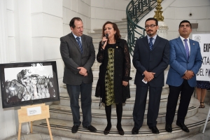 Inauguran la exposicin pictrica Yuxtaposicin urbana en el Recinto Legislativo
 