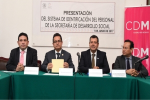 Presenta ALDF Sistema de Identificacin del Personal de la Secretara de Desarrollo Social