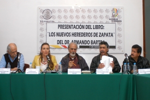 PRESENTAN EN ALDF LIBRO LOS NUEVOS HEREDEROS DE ZAPATA