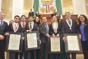 ENTREGA ALDF MEDALLA AL MRITO EN CIENCIAS, TECNOLOGA E INNOVACIN 2014 A DESTACADOS MEXICANOS