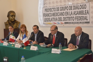 PRESENTAN GRUPO DE TRABAJO FRANCO-MEXICANO EN LA ALDF