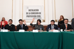 INSTALAN DIPUTADOS LA COMISIN DE PROTECCIN CIVIL EN LA ALDF