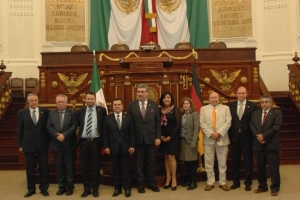 RECIBE ALDF A DELEGACIN DEL PARLAMENTO ALEMN 