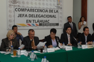 ACUDE JEFA DELEGACIONAL EN TLHUAC A COMPARECER A LA ALDF