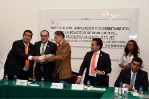 Ratifica Ivn Texta ante ALDF solicitud de remocin de Rigoberto Salgado