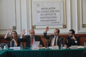 Instala Instituto de Investigaciones Parlamentarias su Consejo Directivo a fin de fortalecer la labor legislativa
