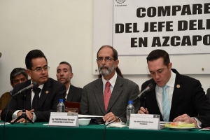 RINDE INFORME DE ACTIVIDADES DELEGADO DE AZCAPOTZALCO, PABLO MOCTEZUMA, ANTE COMISIN DE ADMINISTRACIN PBLICA