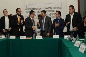 ALDF recibe propuestas en materia electoral del IEDF