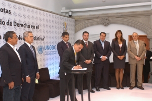 FIRMAN CONVENIO DE COLABORACIN ALDF Y UNODC-ONU
