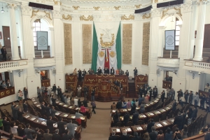 DEVELAN EN LETRAS DE ORO, NOMBRES DE PAZ, REVUELTAS Y HUERTA, EN MURO DE HONOR DE ALDF