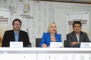 ANUNCIAN TALLER SOBRE NUEVO SISTEMA DE JUSTICIA PENAL ACUSATORIO