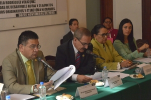 
PRESENTA TITULAR DE SEDEREC ANTE COMISIONES UNIDAS REQUERIMIENTO PRESUPUESTAL