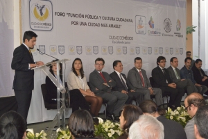 ARRANCA FORO FUNCIN PBLICA Y CULTURA CIUDADANA