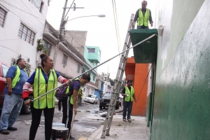 Reos preliberados realizan trabajo comunitario en colonias de la Ciudad de Mxico