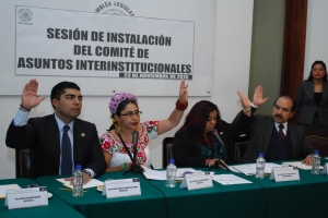 INSTALA ALDF COMIT DE ASUNTOS INTERINSTITUCIONALES