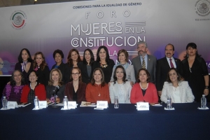 INAUGURAN EL FORO MUJERES EN LA CONSTITUCIN DE LA CIUDAD DE MXICO
 