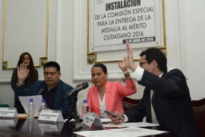 Celebra diputada Vania vila instalacin de la Comisin Especial para la entrega de la Medalla al Mrito Ciudadano 2016