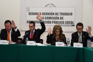 COMPARECERN DELEGADOS ANTE COMISIN DE ADMINISTRACIN PBLICA LOCAL, ACUERDAN DIPUTADOS