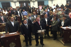 POR CONSENSO ENTRE TODOS LOS PARTIDOS POLTICOS REPRESENTADOS EN LA ASAMBLEA LEGISLATIVA, RICARDO ROCHA ES DESIGNADO DIRECTOR GENERAL DEL CANAL DE TELEVISIN DEL RGANO LEGISLATIVO