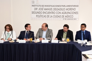 Propone titular del Instituto de Investigaciones Parlamentarias de la ALDF, Miguel ngel Errasti, realizar Foro de Agrupaciones Polticas Locales